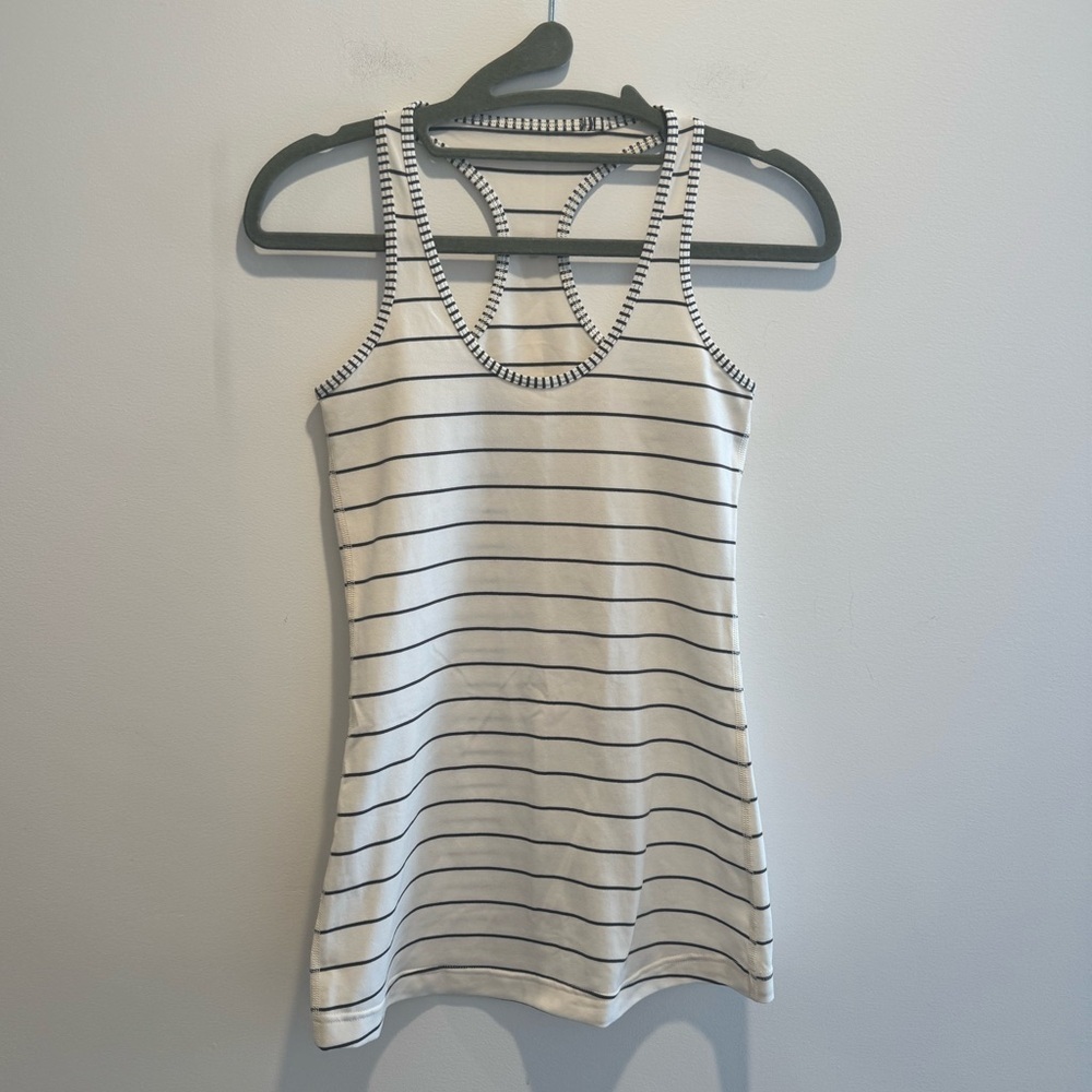 Lululemon Women's Striped RacerBack Tank Top